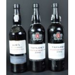 THREE BOTTLES OF VINTAGE PORT