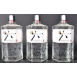 THREE BOTTLES OF ROKU JAPANESE GIN