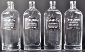 FOUR BOTTLES OF AVIATION AMERICAN GIN