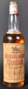 VINTAGE BOTTLE OF HIGHLAND QUEEN SCOTCH WHISKY