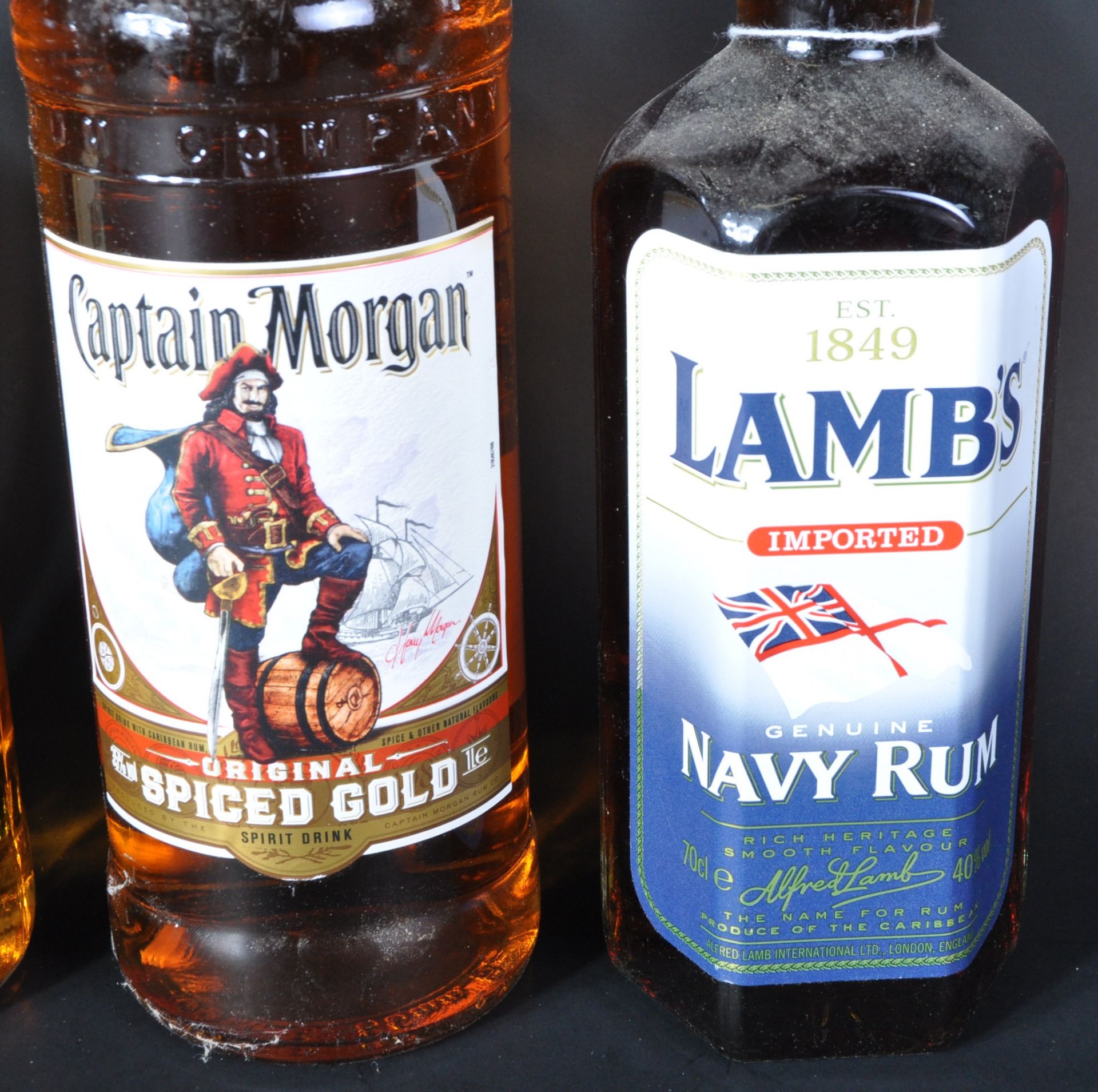 CAPTAIN MORGAN & LAMBS NAVY RUM - Image 3 of 3