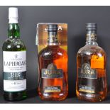 THREE BOTTLES OF SINGLE MALT SCOTCH WHISKY