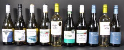 COLLECTION OF ASSORTED ALL WORLD WHITE WINE