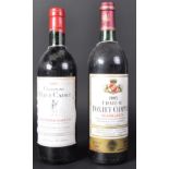 TWO BOTTLES OF VINTAGE 1980'S FRENCH RED WINE