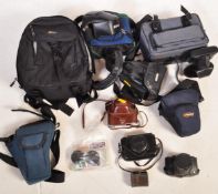 LARGE COLLECTION OF VINTAGE CAMERA BAGS