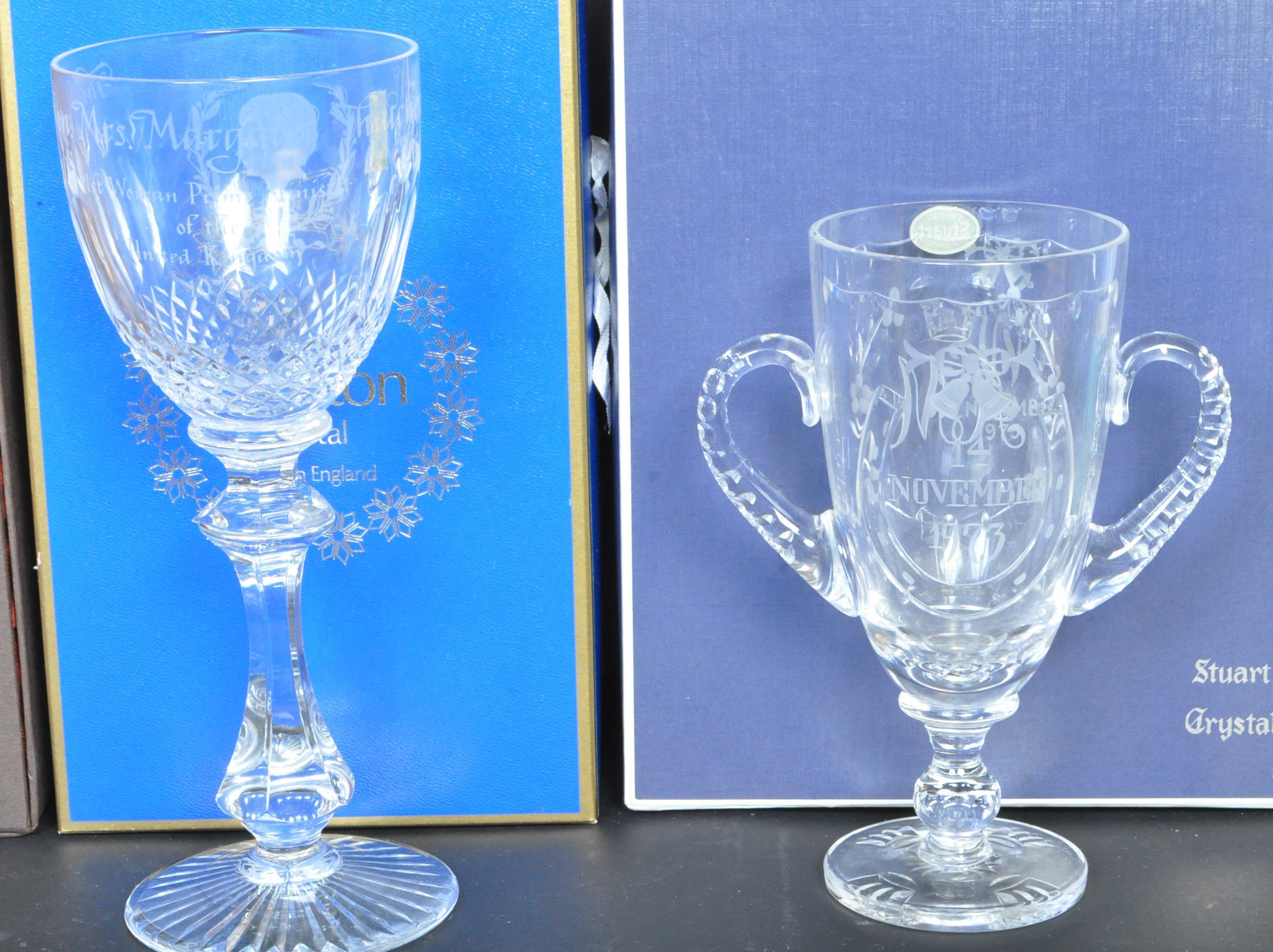 COLLECTION OF DOULTON & STUART CRYSTAL - ROYAL RELATED - Image 4 of 5