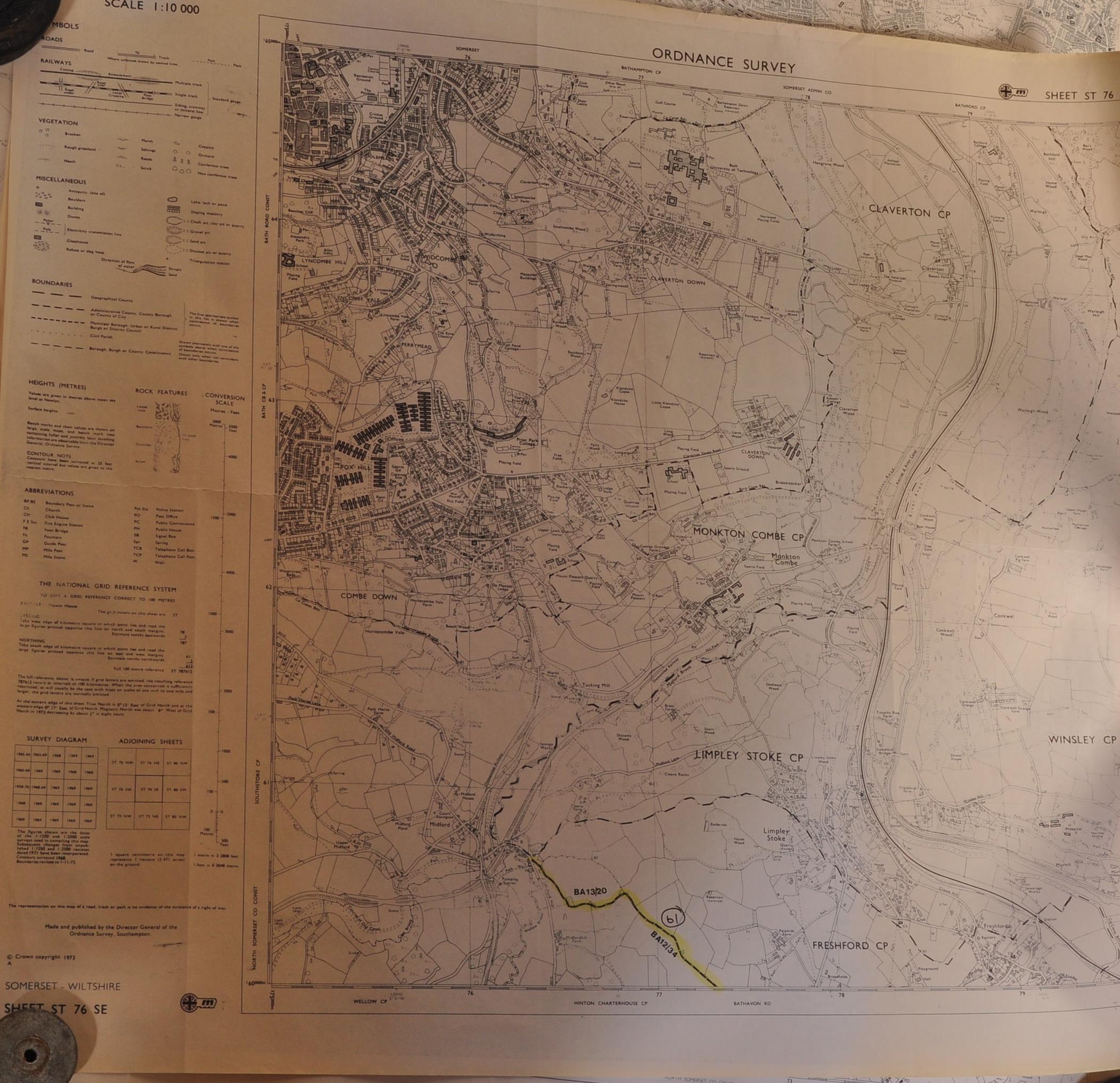 LOCAL BRISTOL INTEREST - ORDINANCE SURVEY MAPS - Image 28 of 45