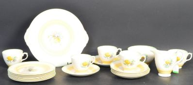 NEW HALL - ART DECO HAND PAINTED COFFEE SERVICE