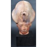 EARLY 20TH CENTURY TERRACOTTA EGYPTIAN HEAD