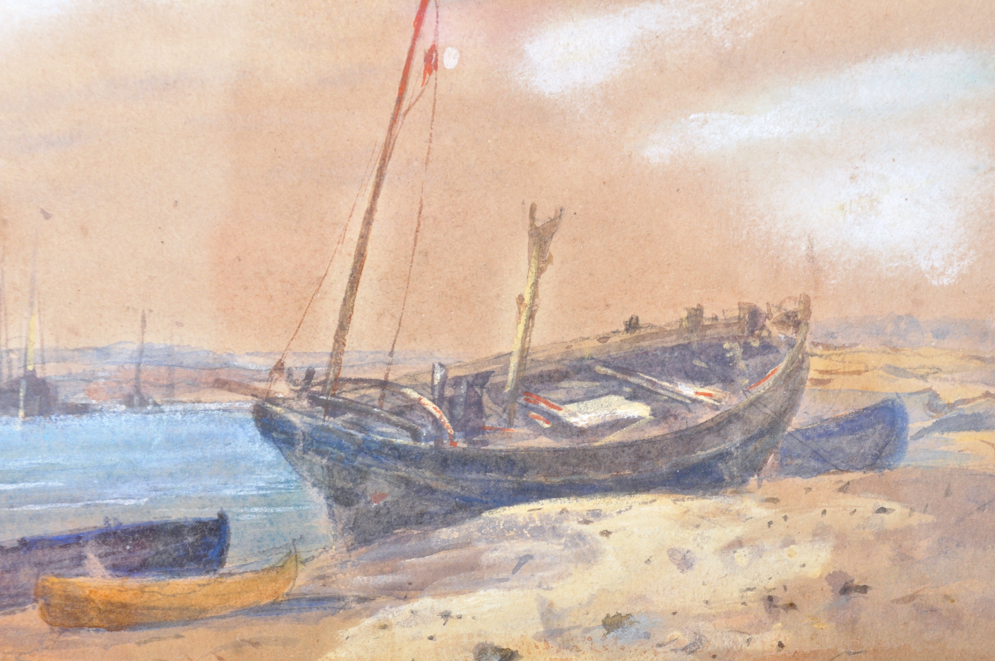 EDWIN HAYES RI (1819-1904) - ENGLISH & IRISH MARINE ARTIST - WATERCOLOUR - Image 4 of 6