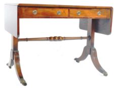 19TH CENTURY REGENCY MAHOGANY SOFA TABLE