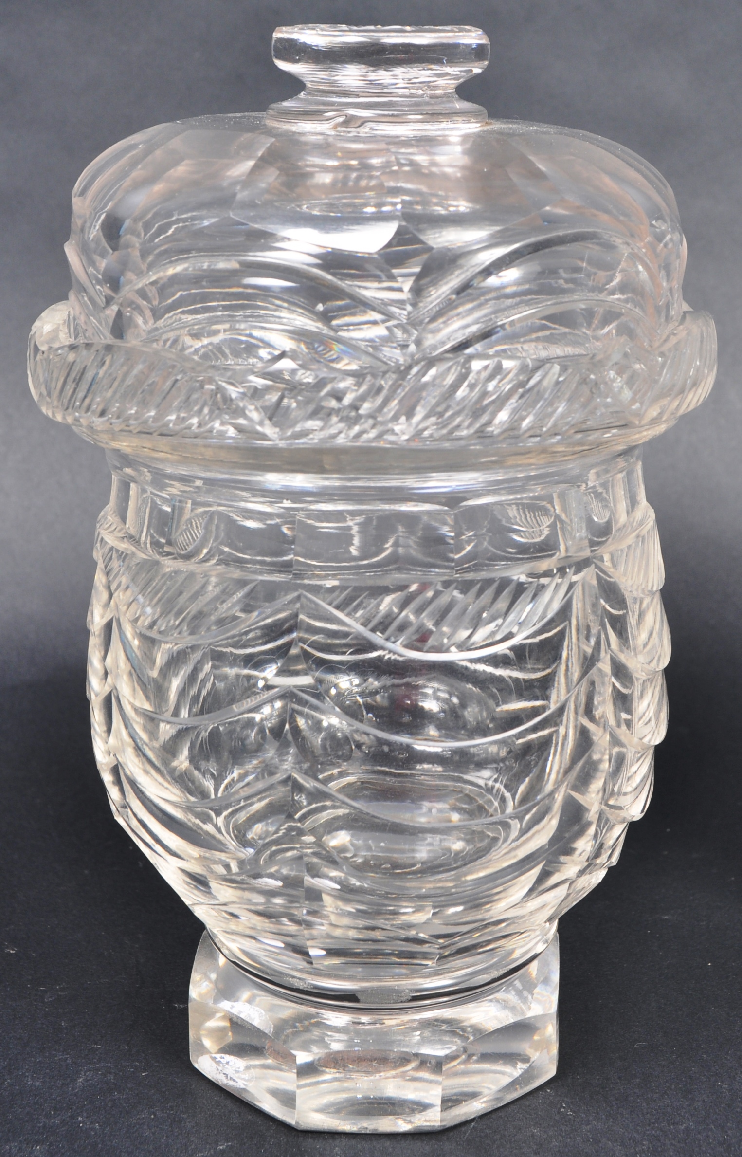 MIXED COLLECTION 19TH CENTURY CUT GLASS TABLEWARES - Image 6 of 8