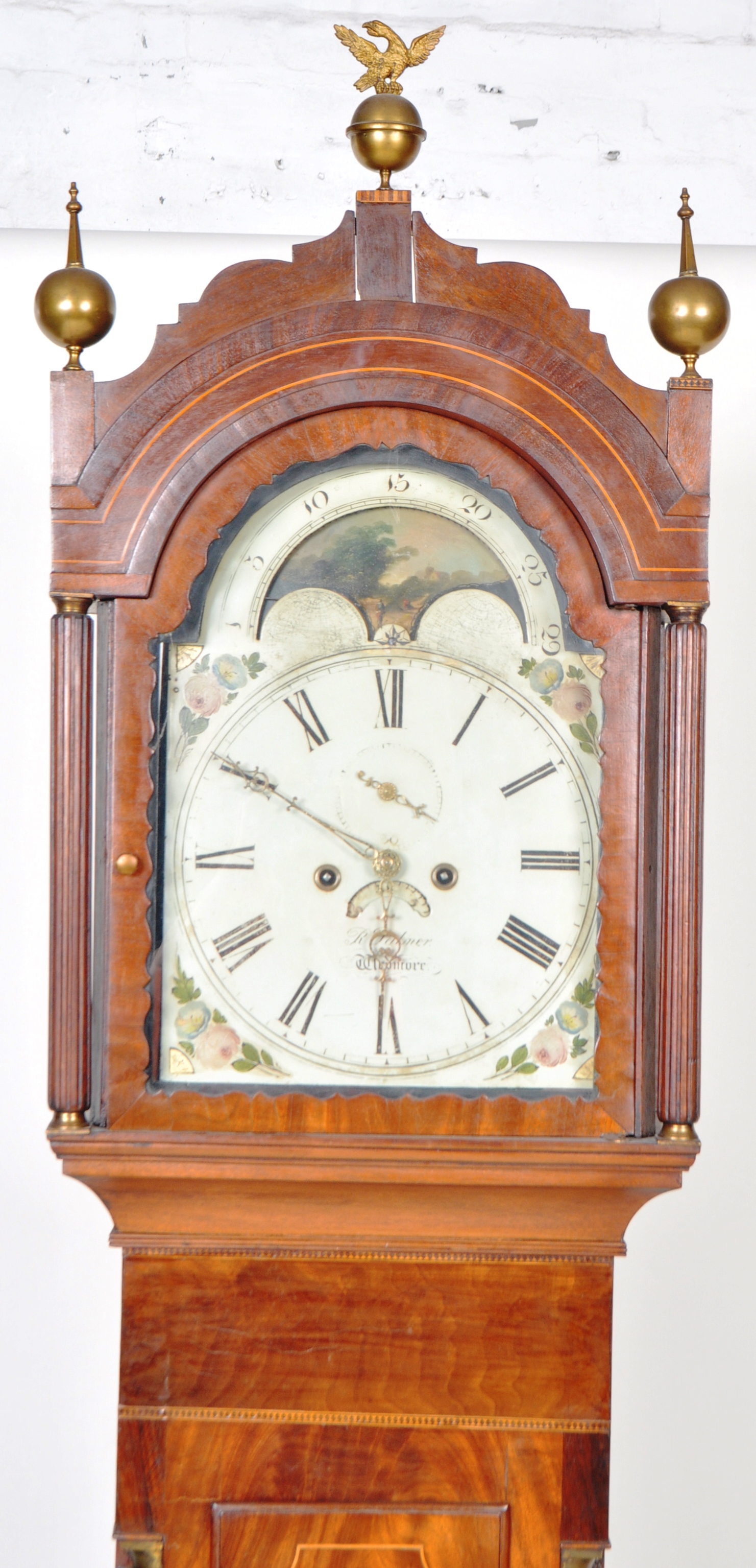 19TH CENTURY VICTORIAN MAHOGANY LONG CASE CLOCK - Image 2 of 11