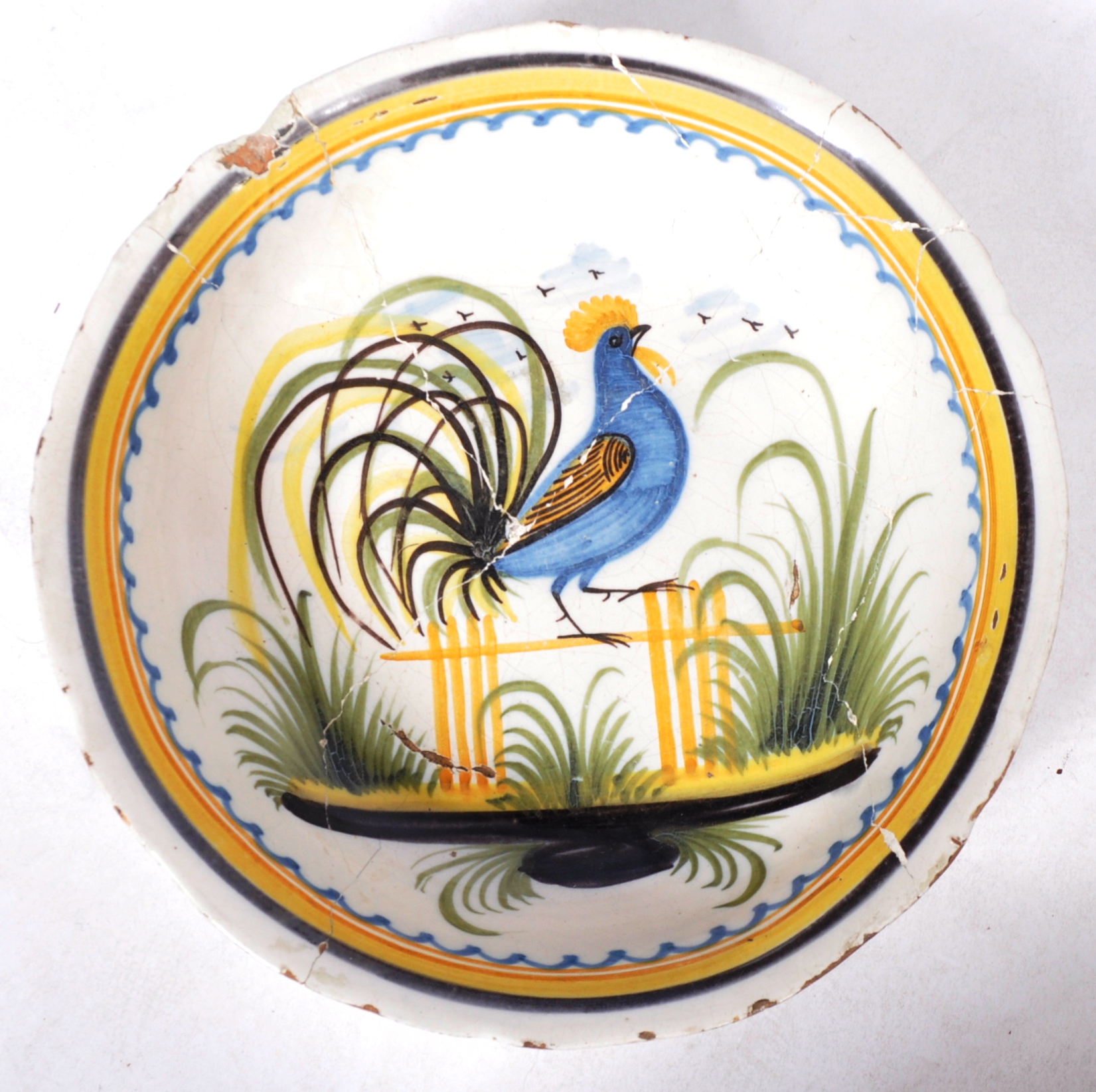 THREE 18TH / 19TH CENTURY FRENCH FAIENCE BOWLS - Image 2 of 6