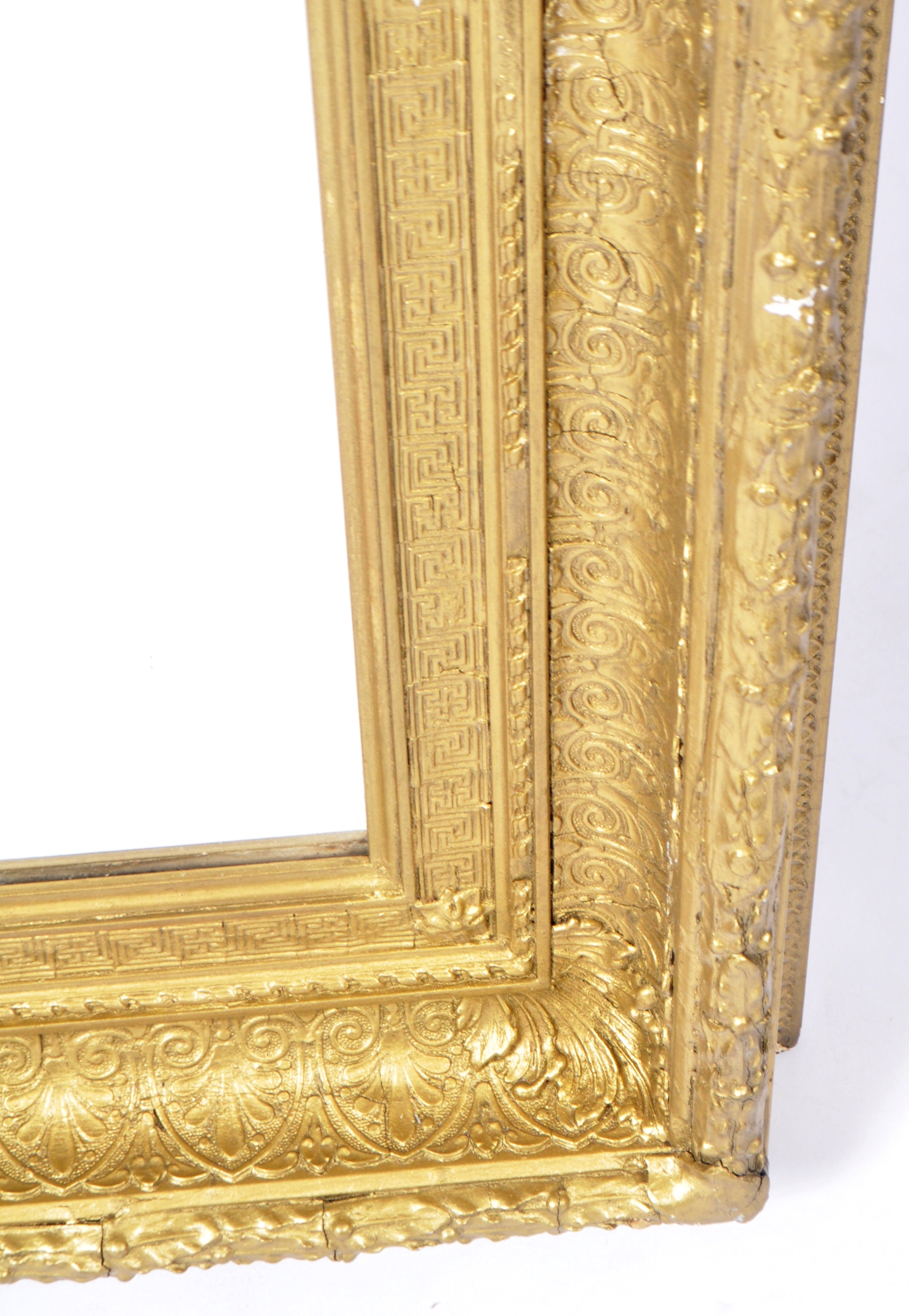 19TH CENTURY LARGE VICTORIAN OVERMANTEL MIRROR - Image 4 of 6