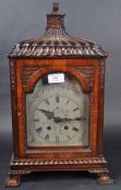 19TH CENTURY FRENCH MAHOGANY POGODA BRACKET CLOCK