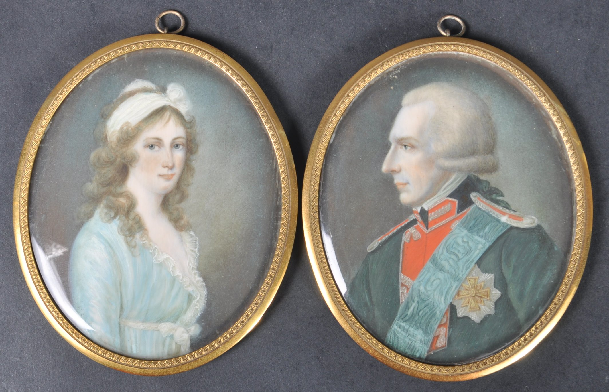 LATE 18TH CENTURY PORTRAIT MINIATURE OF COUNT RUMFORD