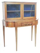 19TH CENTURY ITALIAN MAHOGANY AND INLAID BONHEUR DE JOUR