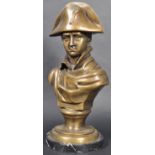 19TH CENTURY BRONZE BUST OF NAPOLEON