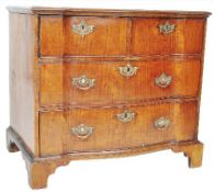 18TH CENTURY DUTCH WALNUT SERPENTINE CHEST