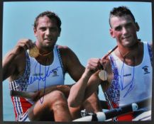 OLYMPIC ATHLETES - STEVE REDGRAVE & MATTHEW PINCENT - SIGNED PHOTO