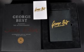 GEORGE BEST (1946-2005) - LIMITED EDITION AUTOGRAPHED 'BLESSED'