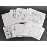 ASSORTED DISNEY PRODUCTIONS - DISNEY ARL ARTWORK SHEETS