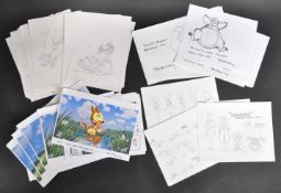 ASSORTED DISNEY PROJECTS - DISNEY ARL ARTWORK SHEETS