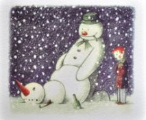 BANKSY - RUDE SNOWMAN - CHRISTMAS CARD