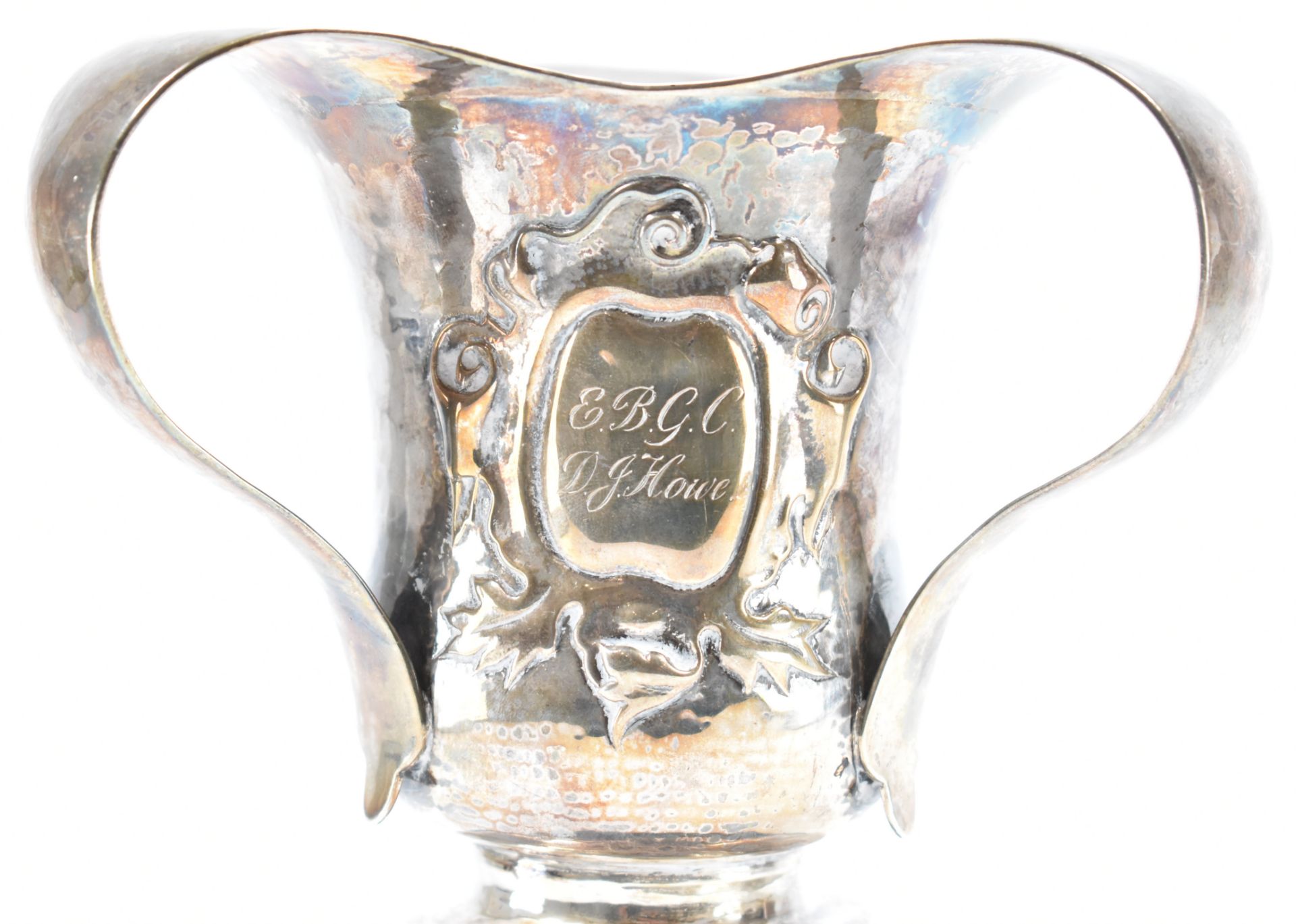 VICTORIAN ARTS & CRAFTS SILVER HALLMARKED TROPHY - Image 2 of 4