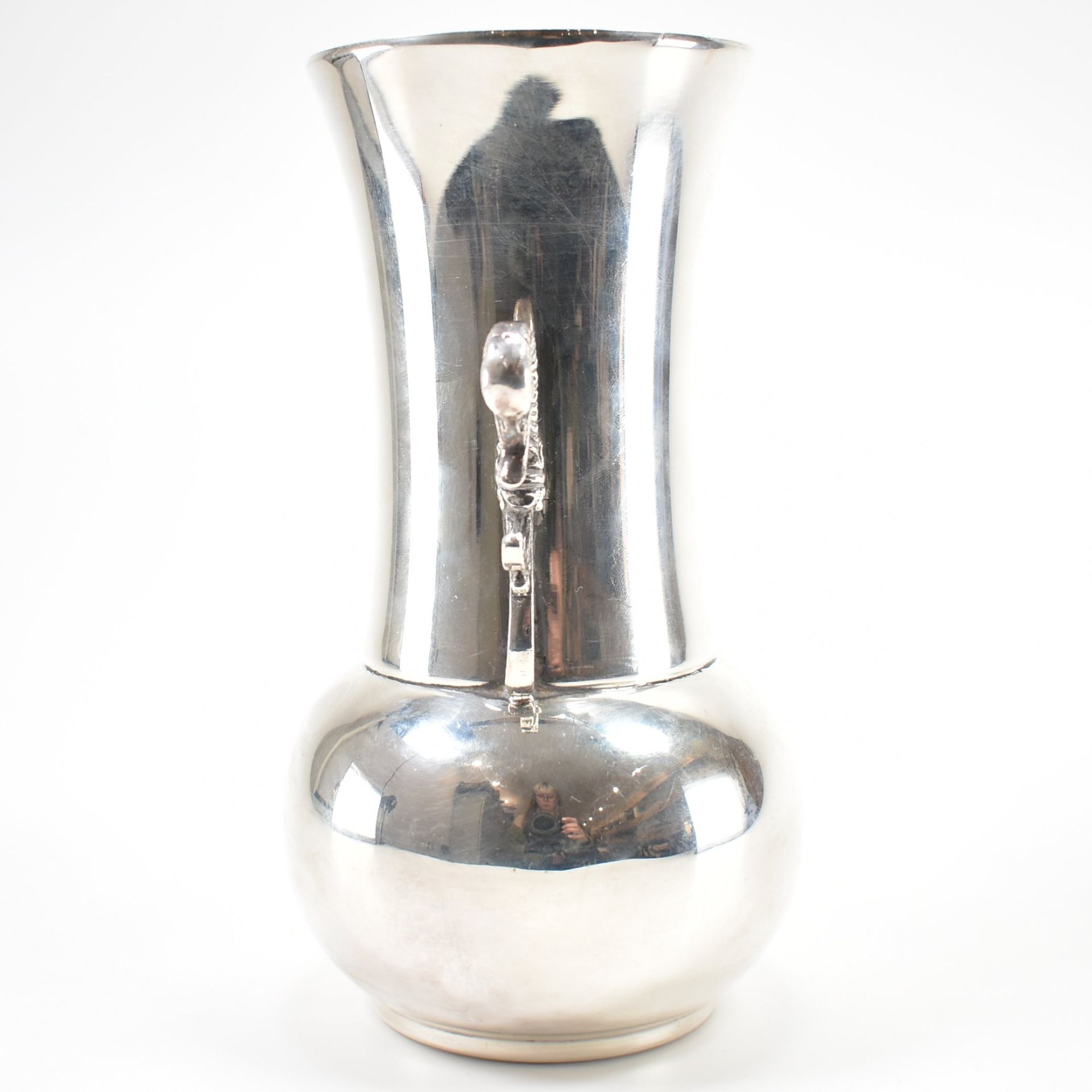 ITALIAN 800 SILVER SWAN VASE - Image 2 of 8