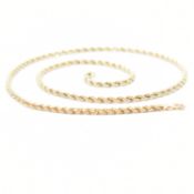 HALLMARKED 9CT GOLD ROPE TWIST CHAIN