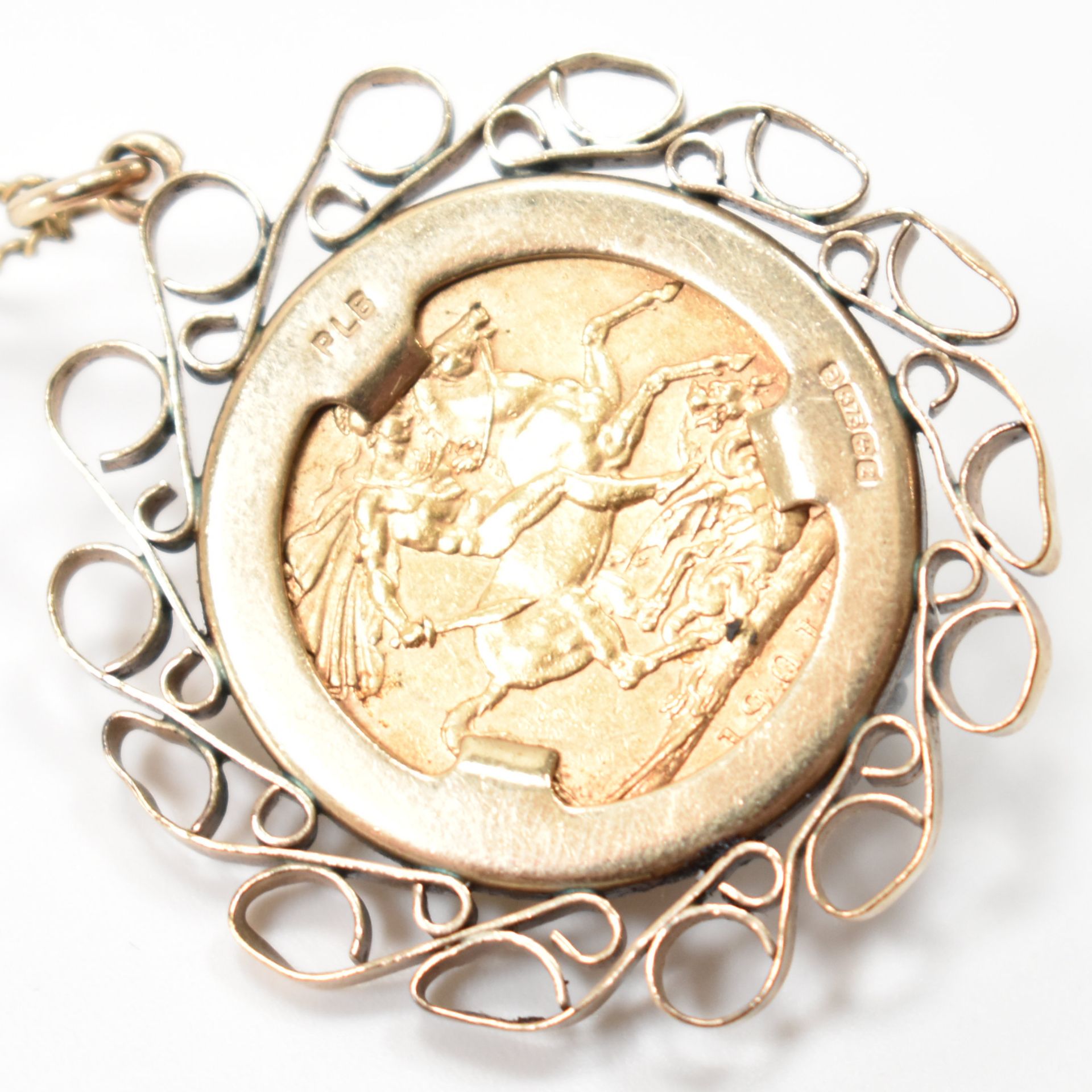 VICTORIAN GOLD SOVEREIGN CHAIN NECKLACE - Image 5 of 8