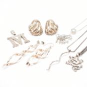 GROUP OF SILVER JEWELLERY