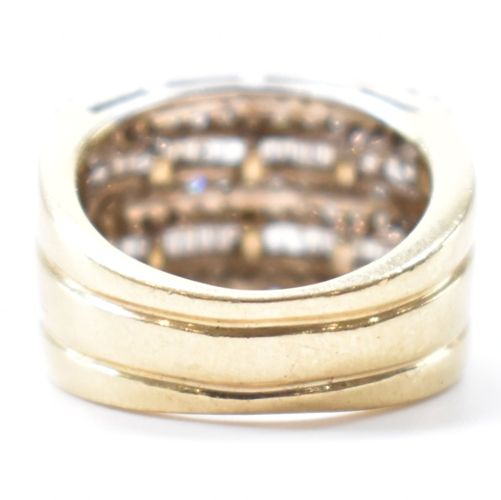 HALLMARKED 9CT GOLD & DIAMOND CLUSTER RING - Bild 4 aus 9
