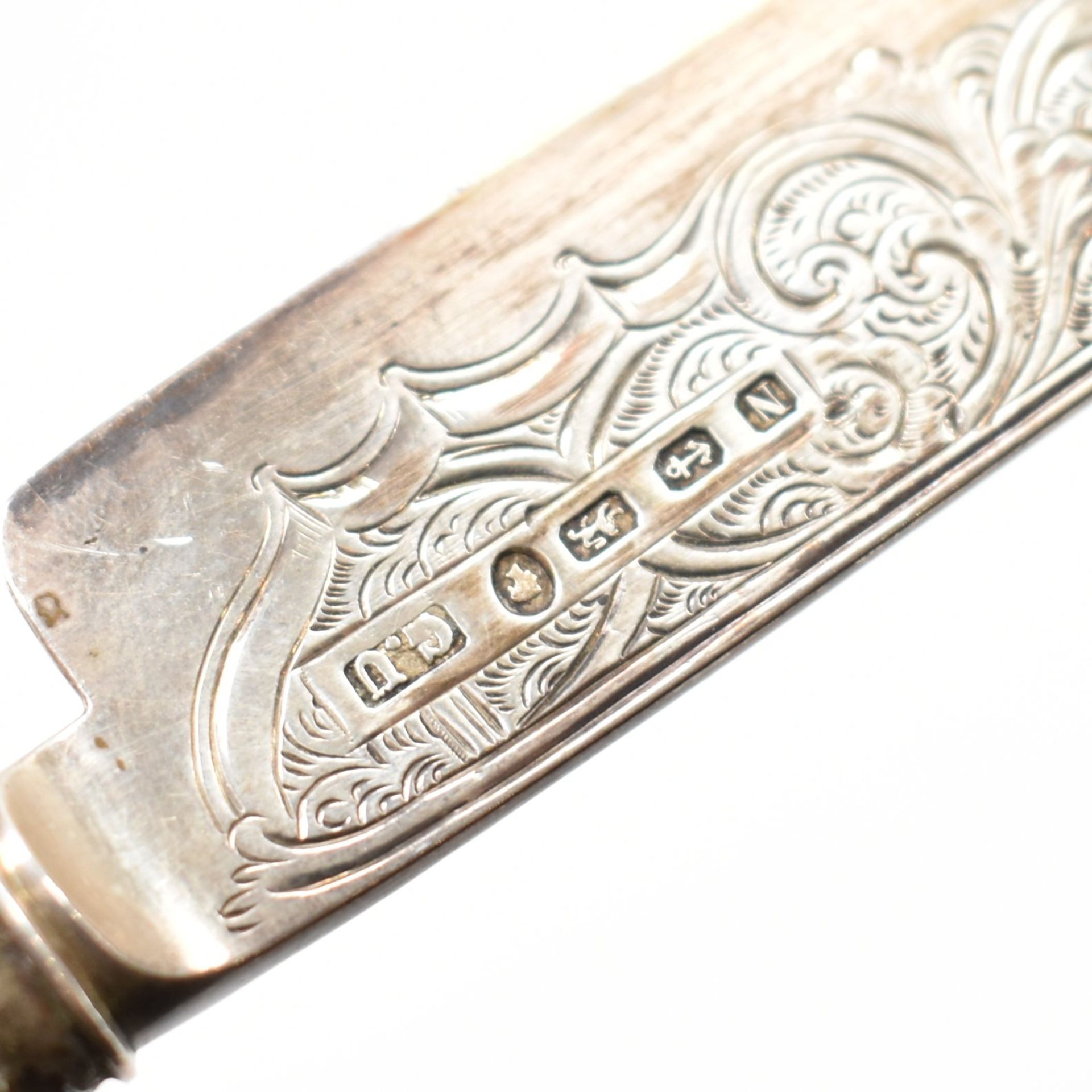 SILVER HALLMARKED VICTORIAN KNIFE & GEORGIAN SPOON - Image 6 of 6
