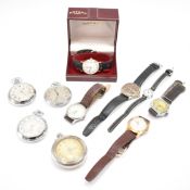 COLLECTION OF VINTAGE WRIST WATCHES & POCKET WATCHES