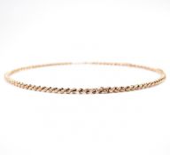 9CT ROSE GOLD FANCY LINK WATCH CHAIN NECKLACE