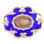 19TH CENTURY MOURNING BROOCH