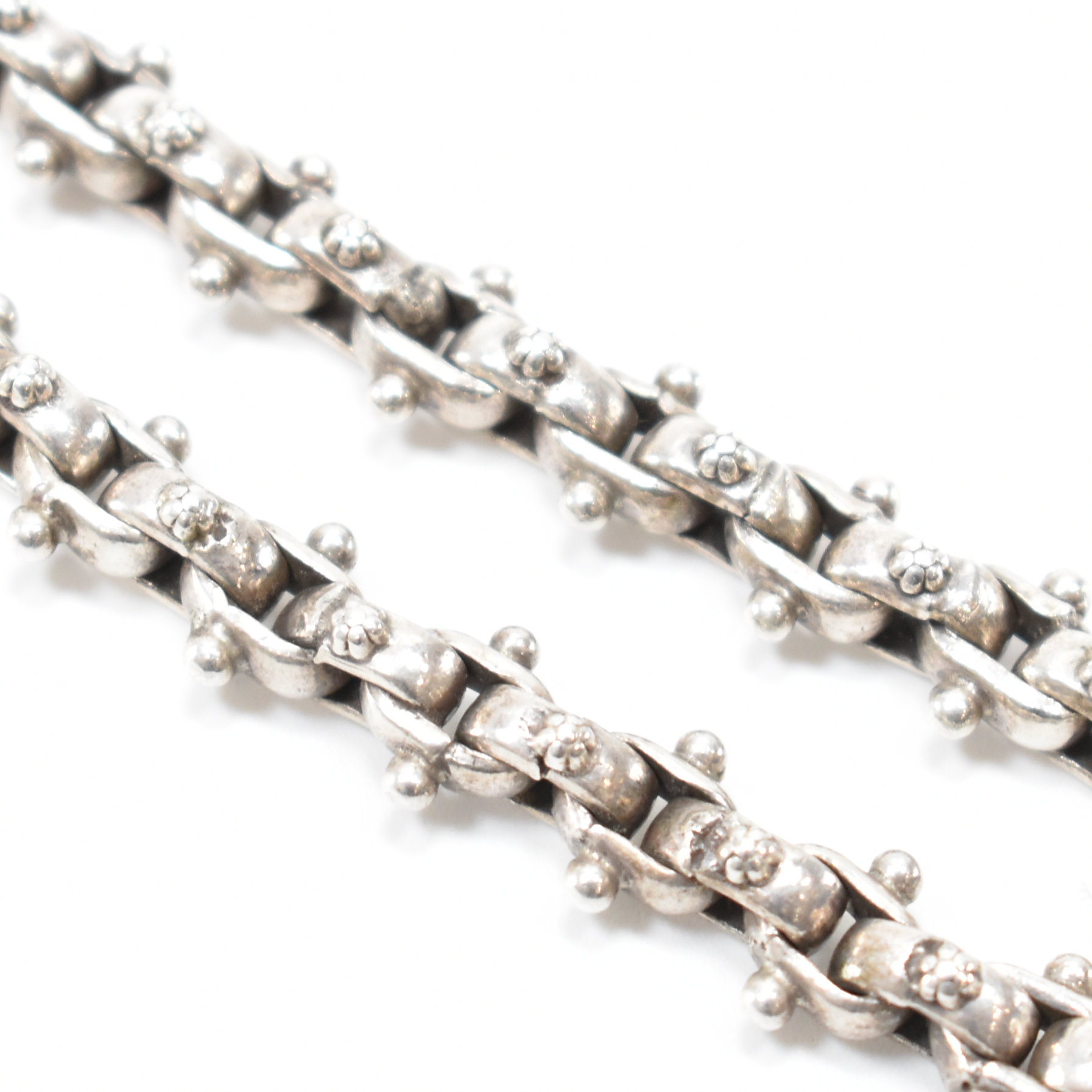 PAIR OF SILVER CHAIN BRACELETS - Image 2 of 5