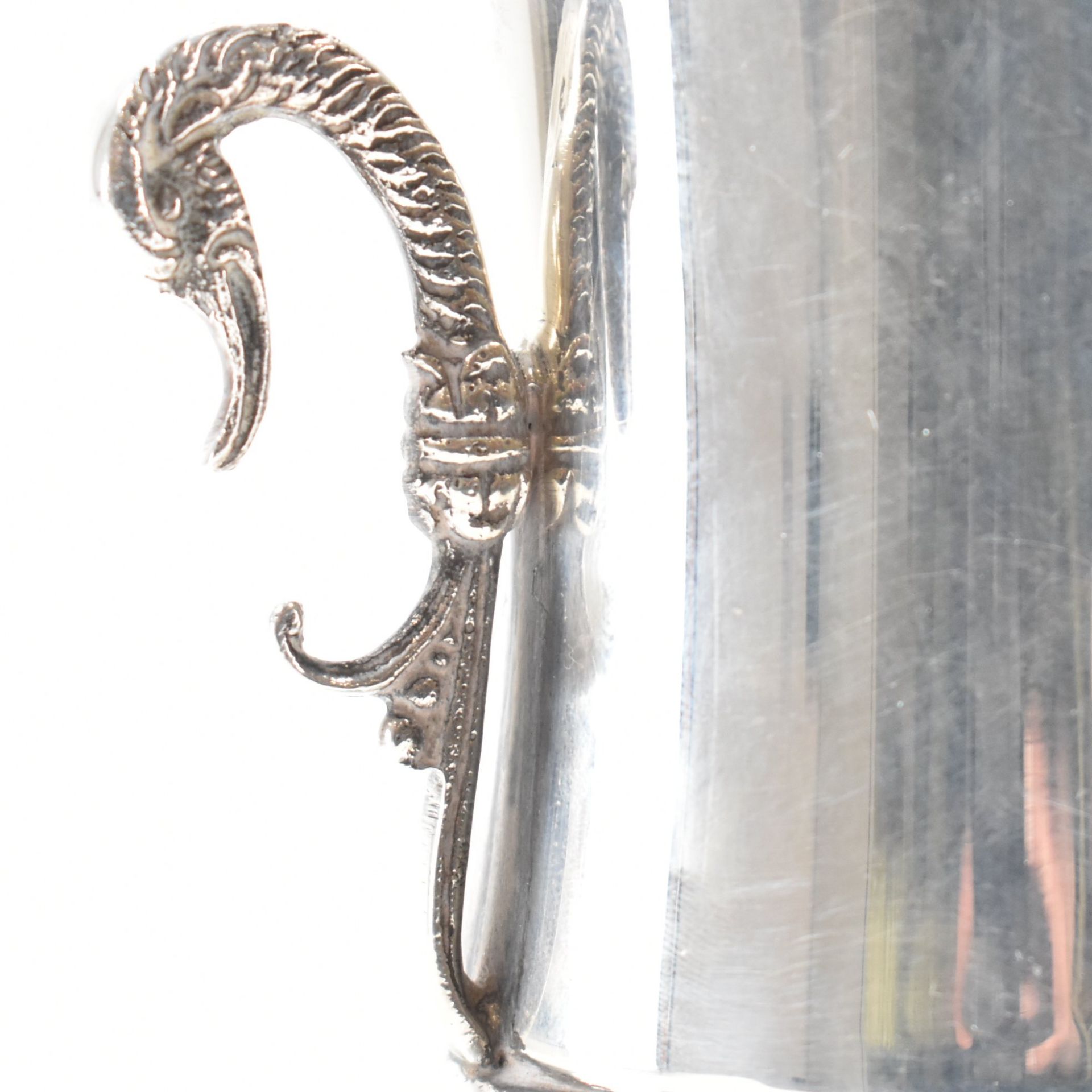 ITALIAN 800 SILVER SWAN VASE - Image 5 of 8