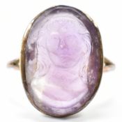VICTORIAN ANTIQUE GOLD & AMETHYST RING