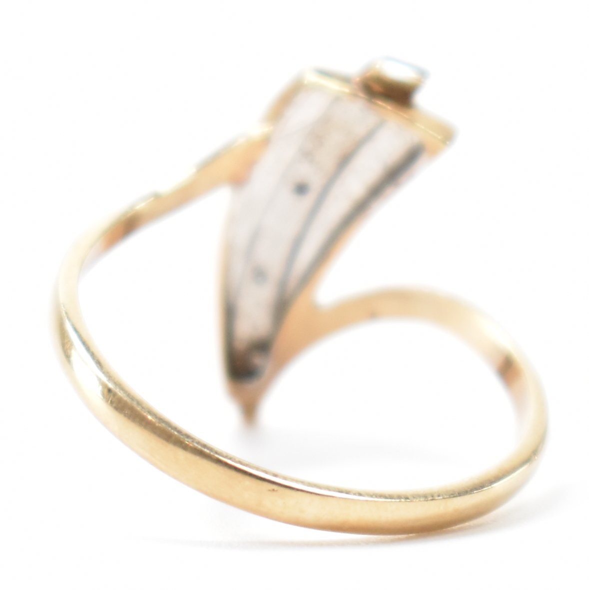 HALLMARKED 9CT GOLD & DIAMOND RING - Image 4 of 8