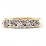 HALLMARKED 18CT & DIAMOND RING