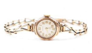 HALLMARKED 9CT GOLD HEFIK DRESS WATCH