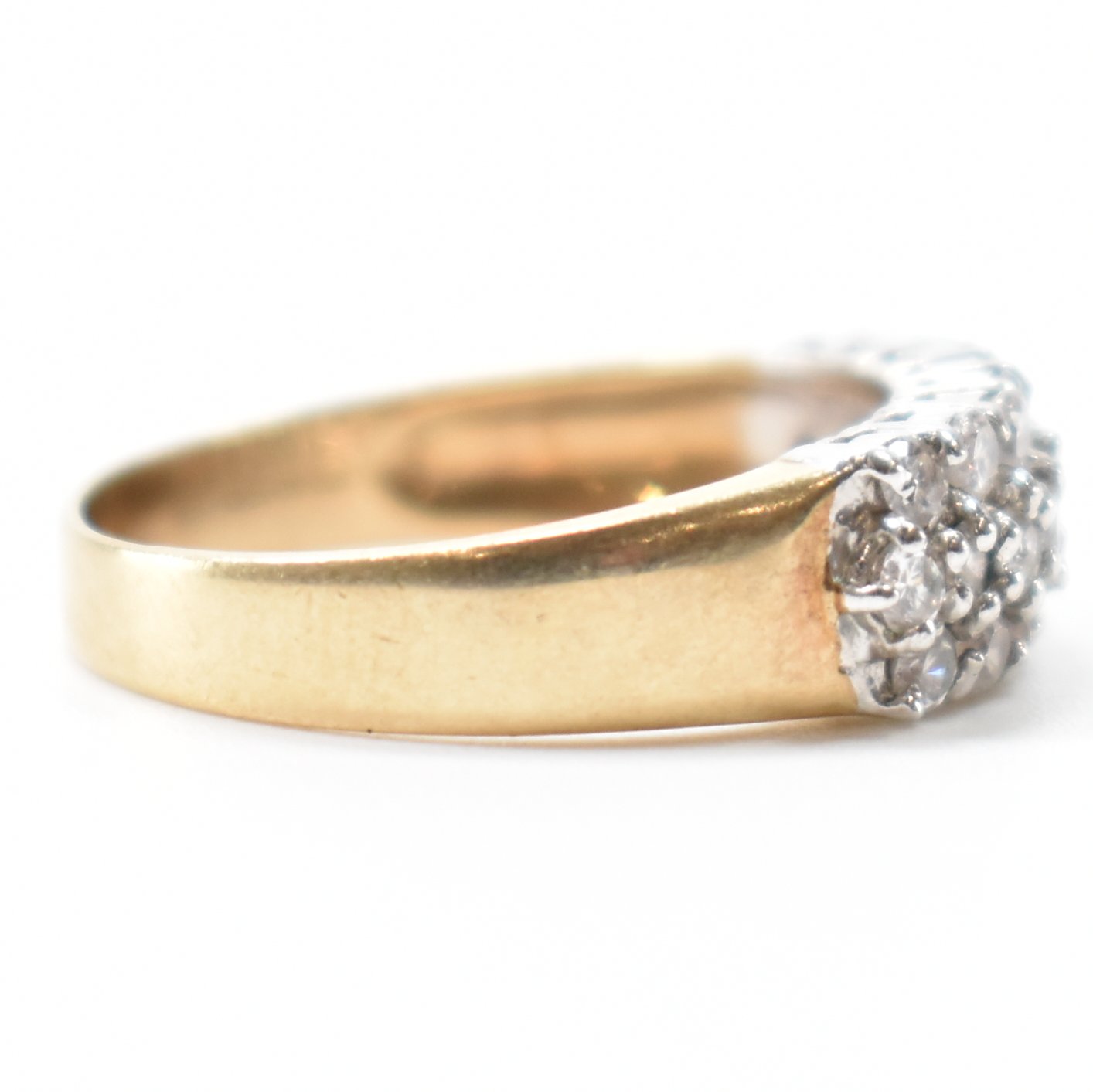 HALLMARKED 9CT GOLD CLUSTER RING - Image 5 of 9