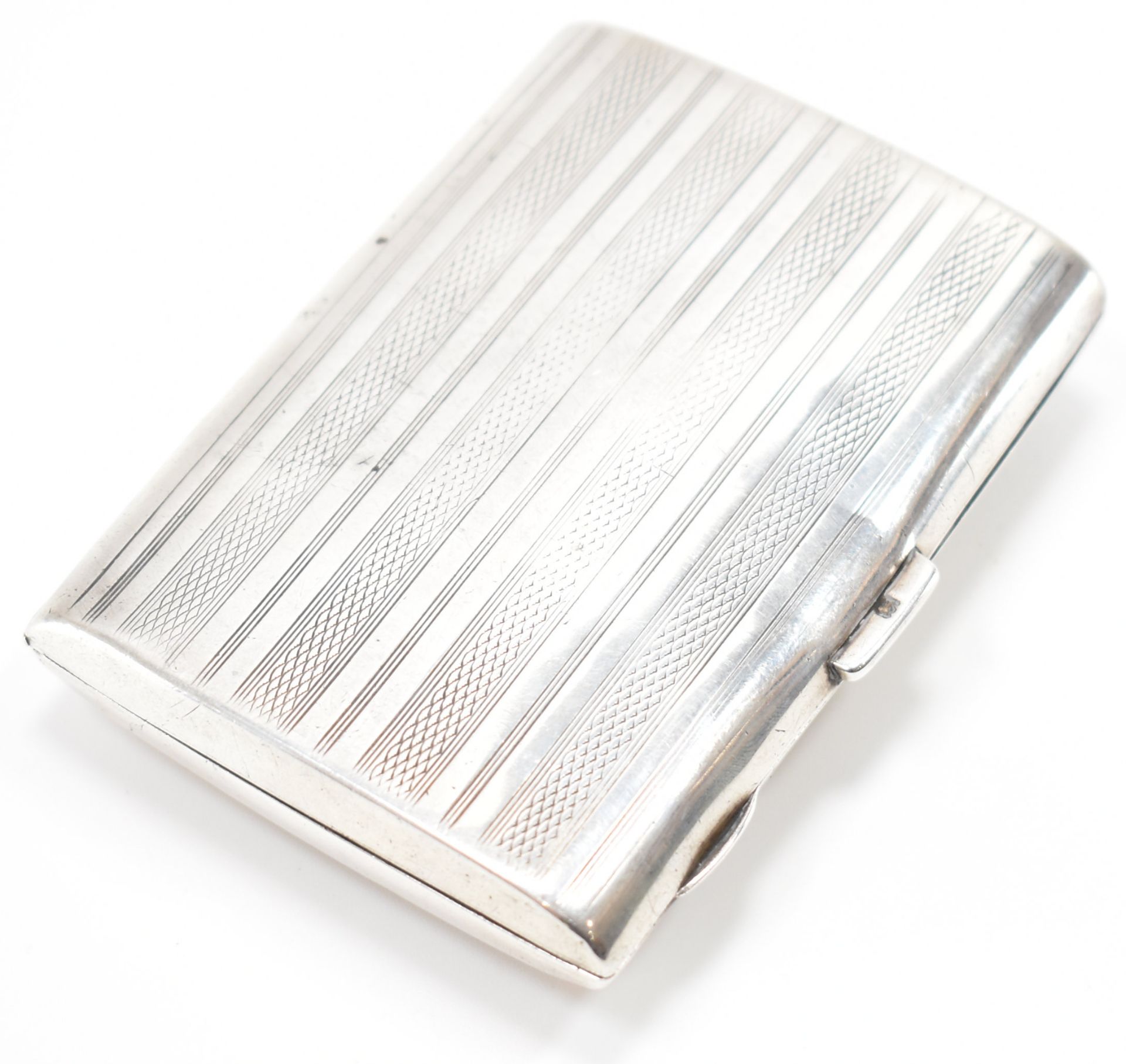 EDWARDIAN SILVER HALLMARKED ENAMELLED CIGARETTE CASE - Image 3 of 6