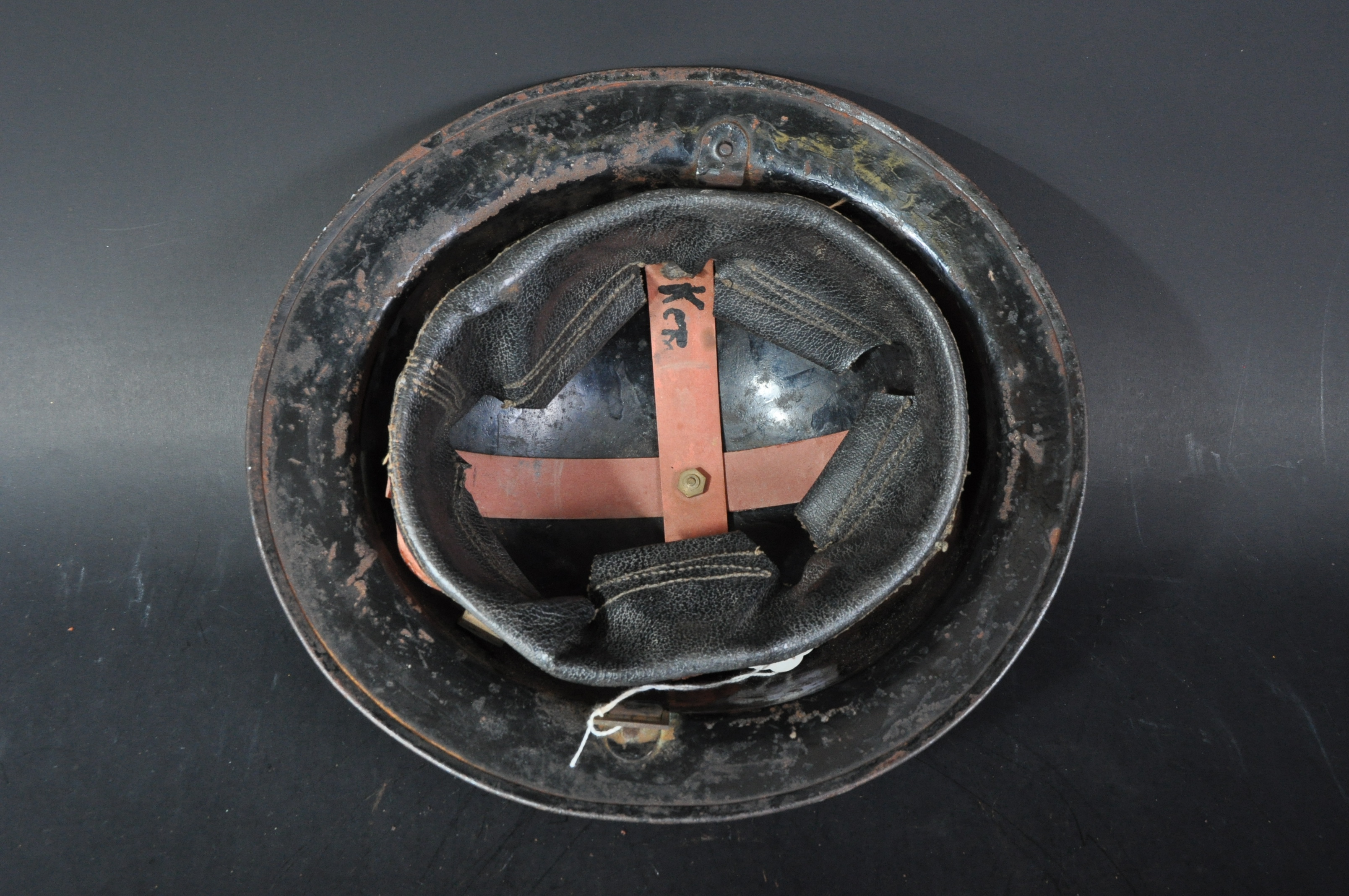 WWII SECOND WORLD WAR BRITISH POLICE BRODIE HELMET - Image 5 of 5