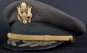 VIETNAM WAR ERA US UNITED STATES FIELD GRADE OFFICERS PEAKED CAP