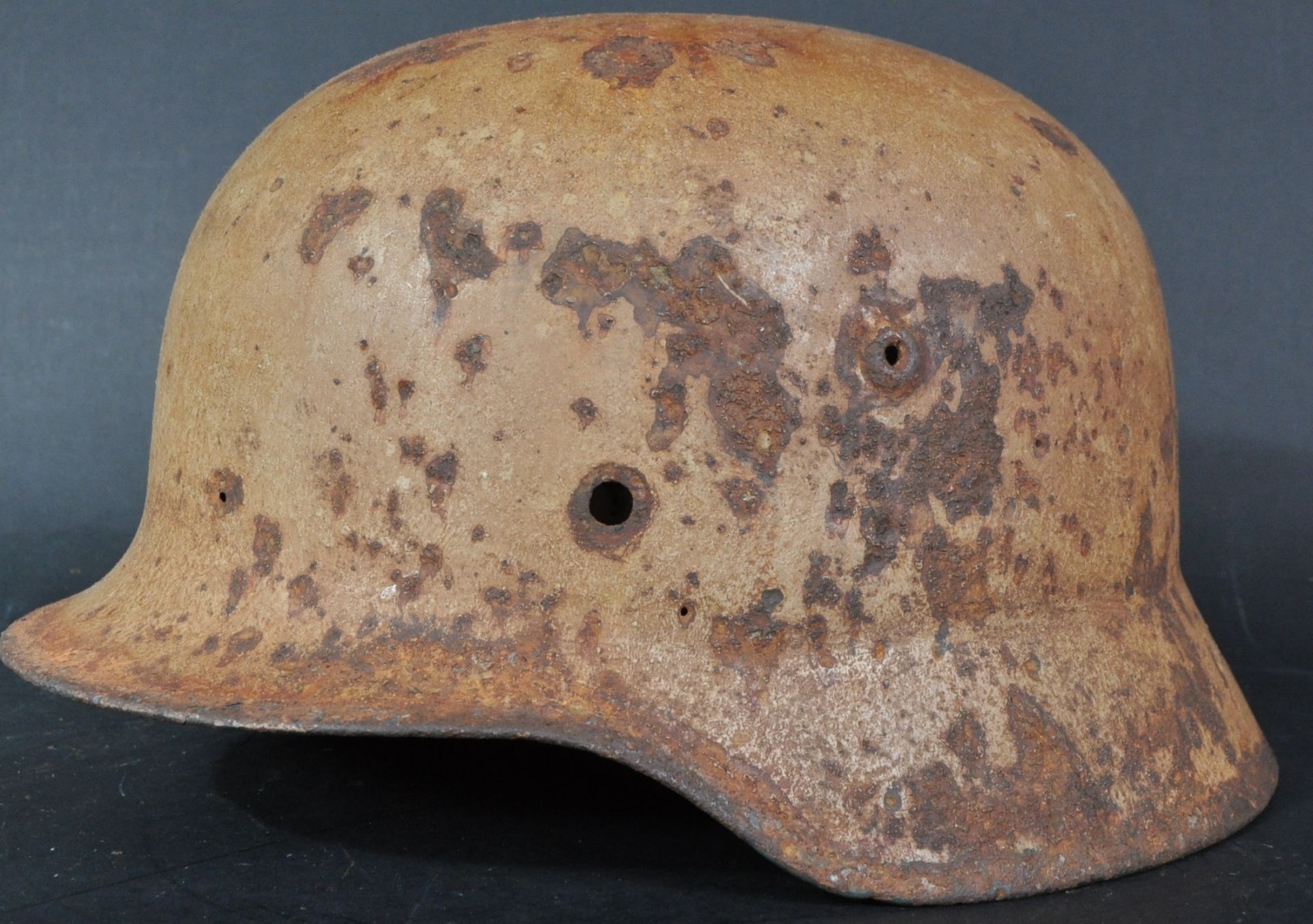 WWII SECOND WORLD WAR GERMAN M35 AFRIKA KORPS HELMET